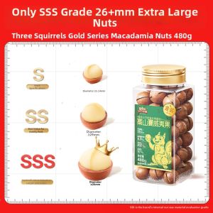 Three Squirrels | Premium High-quality Large Kernel Nuts 480g