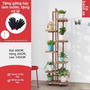 Giá Đỡ Hoa Đa Tầng Đơn Giản Phù Hợp Ban Công Trong Nhà