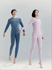 THREEGUN | Antibacterial Anti-Static Mite-Proof Warmer Thermal Underwear Set