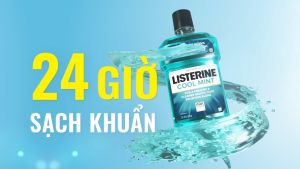 [Date 06/26] Nước súc miệng Listerine Cool Mint 750ml diệt khuẩn giữ hơi thở thơm mát