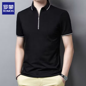 ROMON | New Fashion Business Polo Shirt Short Sleeve