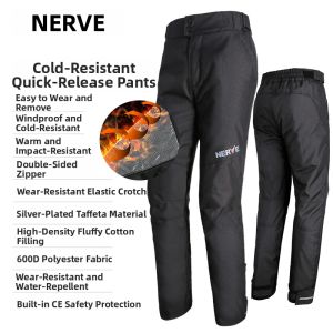Nerve | Windproof Waterproof Crash-Resistant Thermal Fast-Remove Motorcycle Riding Pants