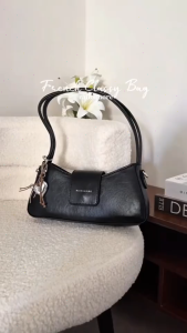 RAINSMORE-Kababaihans armpit bag Black Handbag Magkasya para sa pagbili at paglalakbay