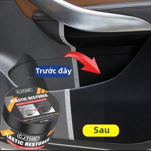 Nhựa Ô Tô Phục Hồi Màu Đen Bóng Tự Động Ba Lan Da & Bọc Bụi Sửa Chữa Lớp Phủ Cải Tạo Cho Nhựa Bên Ngoài