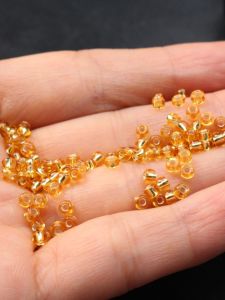 Transparent Silver Glass Beads: DIY Jewelry Materials for Bracelets & Necklaces