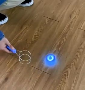Alia Mainan Anak Gyro Wheel Magnetic Magic Yoyo Gasing Magnet