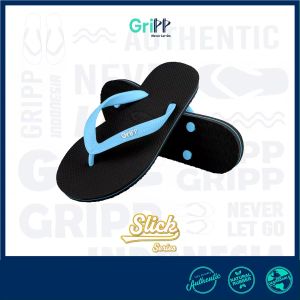 GriPP - Slick Black Blue Sky Sandal Jepit
