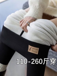 High Waist Fleece Lined Thickened Womens Leggings Autumn Winter New Style Cotton 100% Long Pants Slim Fit Outerwear