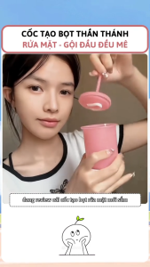 Cốc tạo bọt làm sạch chăm sóc da sâu để rửa da mặt - tạo bọt xà phòng Bubbling maker PAIE