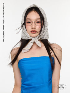 Feytiy Multi-Functional Square Scarf Headband Waist Belt Decoration Cotton Linen For Women Korean Style Fashion Accessories