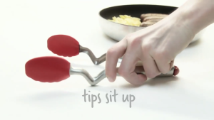 Kẹp thức ăn Dreamfarm Clongs 23cm/ 30cm thép không gỉ tay cầm độc đáo - DFCL0917