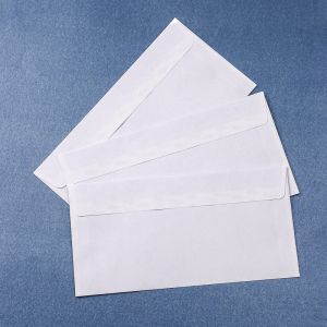 10-100Pcs Windowless white envelope 10 # Secure Business Envelope Can hold A4 paper Bill invoice Self Sealing Envelope