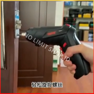 NEW COD Obeng Bor Listrik Cordless Screwdriver Drill 2in1 250 RPM Bisa Di Cas Charger Set Lengkap