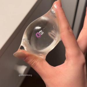 Ultra Soft Squishy TPR Slow Rebound Transparent Double Pack Ball Toys Stress Relief Toys Creative Prank Toys for All Ages