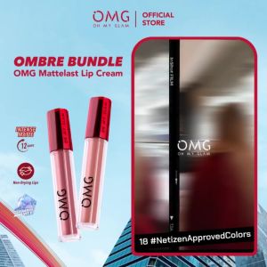 Paket Ombre OMG Lip Cream & Glassy Lip Tint Tahan Lama