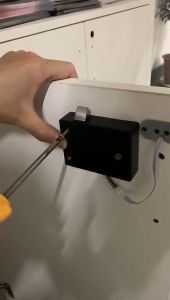 Byssherer Smart Drawer Electronic Lock Fingerprint Lock Filing Cabinet Storage Closet Door Lock Fingerprint Furniture