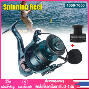 【Thai พร้อมส่ง】รอกตกปลาโลหะ 14 + 1 แบริ่งอัตราส่วนความเร็วสูง: 5.5: 1 รอกหมุนปั่น 1000-7000 ถ้วยลึก