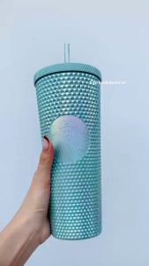 |CHÍNH HÃNG| LY STARBUCKS GAI GREEN MIRROR SIZE KHỦNG 24oz