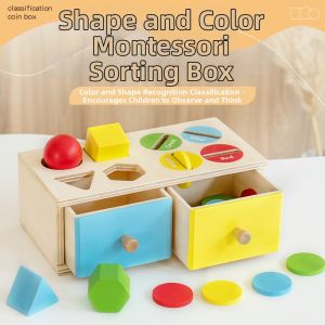 Color Matching and Shape Recognition Educational Toy for 1-2 Year Old Toddlers