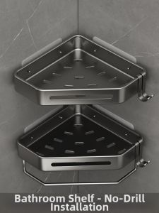 YUJIANG | Bathroom Corner Storage Rack Wall Mounted
