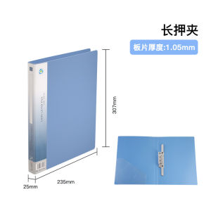 Lightweight A4 Office Document Organizer PP File Folder Multiple Sizes Clamps Business Supplies Stationery Organization