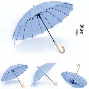 Stylish Fresh Wooden Handle Umbrella