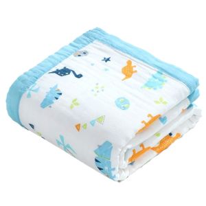 ผ้าขนหนูอาบน้ำผ้าฝ้ายแท้สำหรับเด็กแรกเกิด ผ้าป้องกันฟองน้ำอาบน้ำ ผ้าป้องกันฤดูใบไม้ร่วงและฤดูหนาว ผ้าป้องกันสำหรับเด็ก เหมาะกับทุกวัย