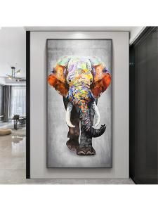 FENGHONGTAO | Modern Simple Elephant Shape Decorative Painting
