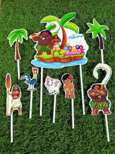 Topper Cake Moana Disney untuk Ulang Tahun Anak