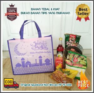 Tas parcel lebaran (5pcs) hampers bag parsel idul fitri ready stock jakarta tangerang kudus