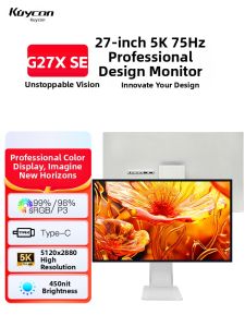 KUYCON | 27 Inch 5K 75Hz Retina Quality Ultra-thin Monitor