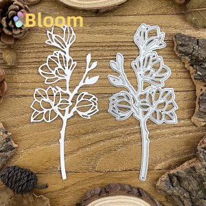Khuôn Cắt Kim Loại Hình Cành Hoa Ngọc Lan Dùng Cho Làm Album Ảnh Hoa Trang Trí Đẹp Mắt Khuôn Cắt Cành Bằng Thép Carbon.