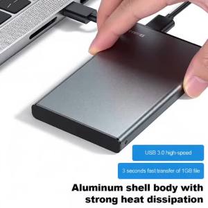 KEBIDUMEI USB 3.0 To 2.5 Inch Hard Drive Case 5Gbps SATA HDD SSD Enclosure Aluminum Alloy External Hard Drive Disk Box for PC