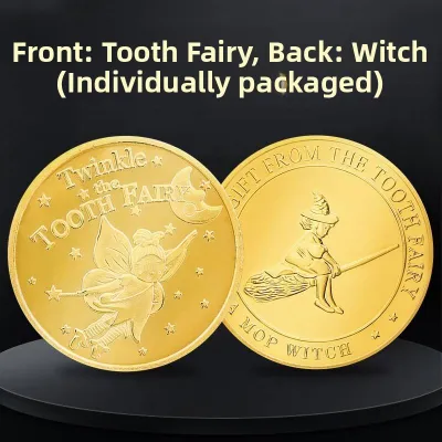 gumahus | Wish Tooth Fairy Gold Coin for Kids Teething