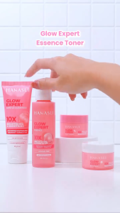Hanasui Paket Glow Expert Series Flawless 10x Mencerahkan (Isi 4pcs) - Day Cream & Night Cream