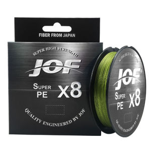 JOF 150M 300M 500M 8 Strands 12-100LB PE Braided Fishing Wire Multifilament Super Strong Fishing Line Japan Multicolor