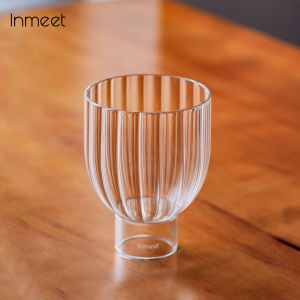 Inmeet High Borosilicate Glass Cup/Whiskey Glass/Old Fashioned Glass/Barware/Cocktail Glass/Drinkware 245ml