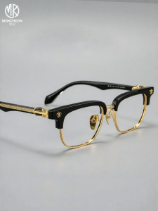 MOKCHEON | Gọng Kính Cận Đẹp Có Thể Tùy Chỉnh Khắc Chìm Cao Cấp Acetate Titanium
