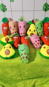 GẤU BÔNG BÁNH MÌ BÌNH SỮA BÁNH KẸO MÌ GÓI ĐỒ CHƠI NHỒI BÔNG NHIỀU LOẠI CHO BÉ ĐỒ CHƠI GIÁO DỤC CHO BÉ NHẬN BIẾT