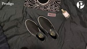 Prodigo * Sepatu Pria Slip On Gayo Hitam Putih | Sepatu Sneakers | Casual | Terbaru