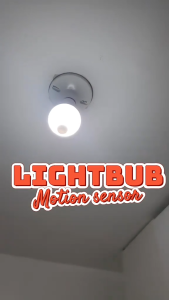 [Support Lalamove Bulk Order] LED Night Light 12W Bulb With Motion Sensor PIR Corridor Bedroom Bathroom Light Human Body Induction Bulb