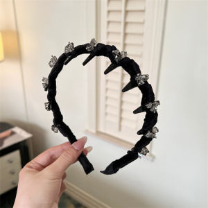 Mặt Dây Chuyền Đính Đá Rhinestone Mới 2025 Cho Phụ Nữ Kẹp Tóc Xoăn Kẹp Tóc Đi Ngoài Trời Kẹp Tóc Rửa Mặt Phụ Kiện Tóc Đa Năng