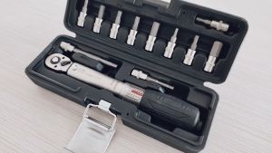 BIKE HAND Torque Wrench Kunci Torsi Sepeda 2-24Nm Tool Repair Set Kit - Alat ukur tekanan baut