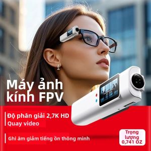 Camera Kỹ Thuật Số Mini Dạng Kính 1080p Wifi Camera Hành Động Gắn Trên Kính Quay Video Thể Thao Hỗ Trợ Thẻ Nhớ MicroSD