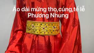 Đai áo tế lễ nữ hầu đồng đền đình chùanhà thờ