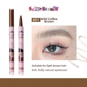 Flortte | Waterproof Smudge-proof Forked Eyebrow Pencil