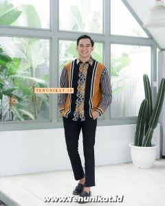 LASKMI ONE SET CANARI - SETELAN BAJU TENUN - KEMEJA TENUN