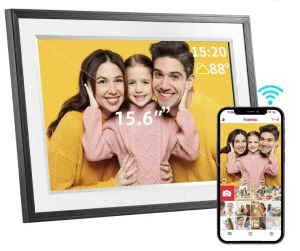 Khung Ảnh Kỹ Thuật Số Frameo 10.1 Inch WiFi 32GB Màn Hình Cảm Ứng HD Độ Phân Giải Cao Dùng Cho Gia Đình