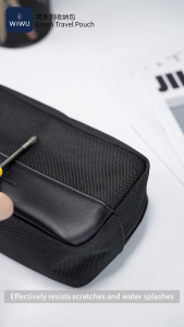 WIWU Electronics Organizer Travel Pouch Water Resistant Travel Bag Cable Organizer for Essentials Tech Pouch Accessories Carry Storage for Cord/Phone/Cables/Airpods/USB Flash Drive Daily Items