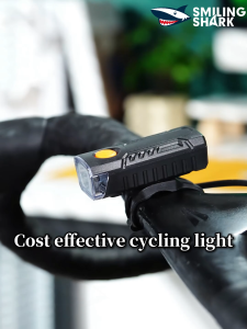 Smiling shark QXD433 LED Bike Light 4Mode USB Rechargeable Super Bright Bicycle Light Waterproof Light Convenient Outdoor Night Cycling Lighting